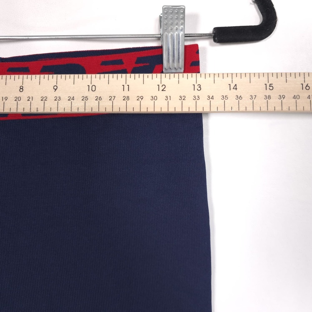 NEW BALANCE Womens New Set Bra Shorts Athletic MEDIUM Navy Red Sport R001863 - Picture 11 of 14